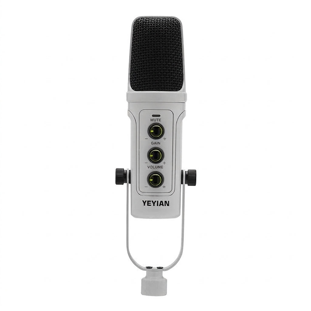Micrófono Condensador Yeyian YSA-UCHQ-02, USB, Blanco