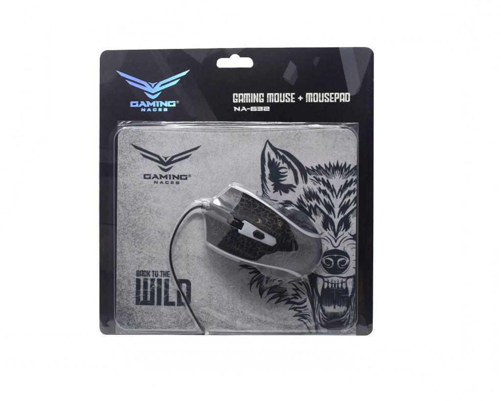 Mouse Naceb Technology NA-632 Óptico, 1200 DPI, USB, Multi