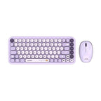 Kit Teclado y Mouse ACTECK MK4 80, Violeta