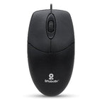 Mouse BROBOTIX 497202 Óptico, Alámbrico, USB, Negro