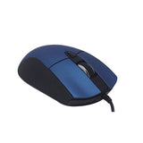 Mouse Naceb Technology NA-0115A Óptico, Alámbrico, 6 botones, 800 - 2400 DPI, Azul