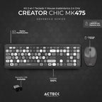 Kit Teclado y Mouse ACTECK MK475 Inalámbricos, 2.4hz