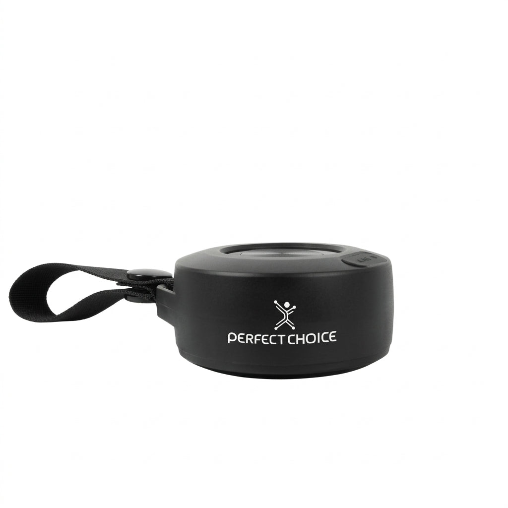 Bocinas PERFECT CHOICE PC-113089 Bluetooth Inalámbrica Portátil TWS Luz RGB, Negro