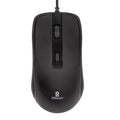 Mouse BROBOTIX 6007204, Alámbrico, USB, 1600DPI, Negro