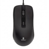 Mouse BROBOTIX 6007204, Alámbrico, USB, 1600DPI, Negro