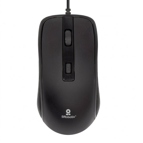 PC Gamer Mouse BROBOTIX 6007204, Alámbrico, USB, 1600DPI, Negro - México