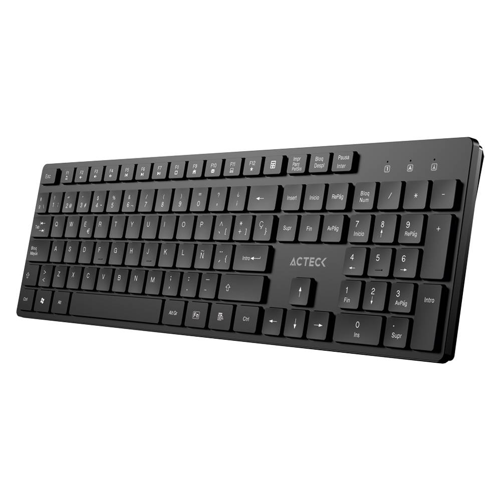 Teclado ACTECK VANTAGE AERO TI555 VA, Negro