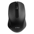 Mouse Acteck Optimize Mi240 / Inalambrico / Receptor Usb / Optico / 1600 Dpi Ajustable / Negro / Ac-928885