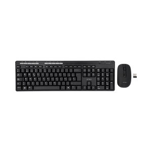 Kit Acteck Creator Mk450 / Teclado Y Mouse / Inalambrico / Receptor Usb / 105 Teclas / Multimedia / Espa?Ol / Win- Linux / Membrana / Optico / 1200 Dpi / 2 Botones Scroll / Negro / Ac-931748