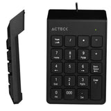 Teclado Acteck Inspire Tn220 / Numerico / Alambrico Usb / 19 Teclas / Negro / Ac-932622