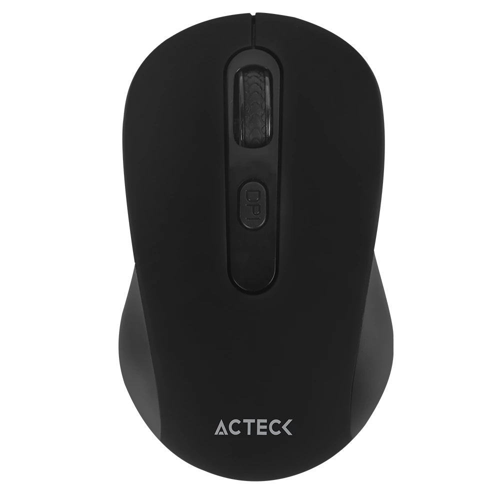 PC Gamer Mouse Acteck Optimize Joy Mi215 / Inalambrico / Recepor Usb / 3 Botones Scroll / 1600 Dpi / Win - Linux - Mac Os / Negro / Ac-933445 - Mythic Mexico