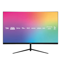 Monitor Acteck Captive Vivid Sp270 / 27 Pul / Plano / 1920P Full Hd / Flat Tn / 75 Hz / 5 Ms / Bizel Fino / Vga + Hdmi + Dc / Negro / Ac-935845