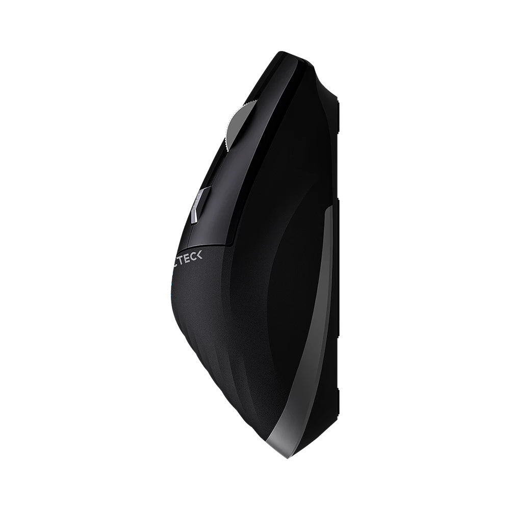 Mouse Acteck Virtuos Pro Mi780 / Vertical / Inalambrico / Dual Bluetooth Usb / Recargable / Scroll Horizontal / Optico / 8 Botones / 3200 Dpi Ajustable / Negro / Ac-936187