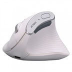 Mouse Acteck Virtuos Fitt Pro Mi770 / Vertical / Ergonomico / Inalambrico / Dual - Usb - Bluetooth / Recargable / Optico / 2400 Dpi Ajustable / 8 Botones Scroll / Blanco / Ac-936217