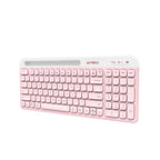 Kit Acteck Creator Virtuos Silk Mk720 / Teclado Y Mouse / Inalambrico / Dual Bt Usb / Recargable / Espa?Ol / 100 Teclas / Multimedia / Ranura P /Dispositivos / 4000 Dpi / Optico / Rosa / Ac-936279