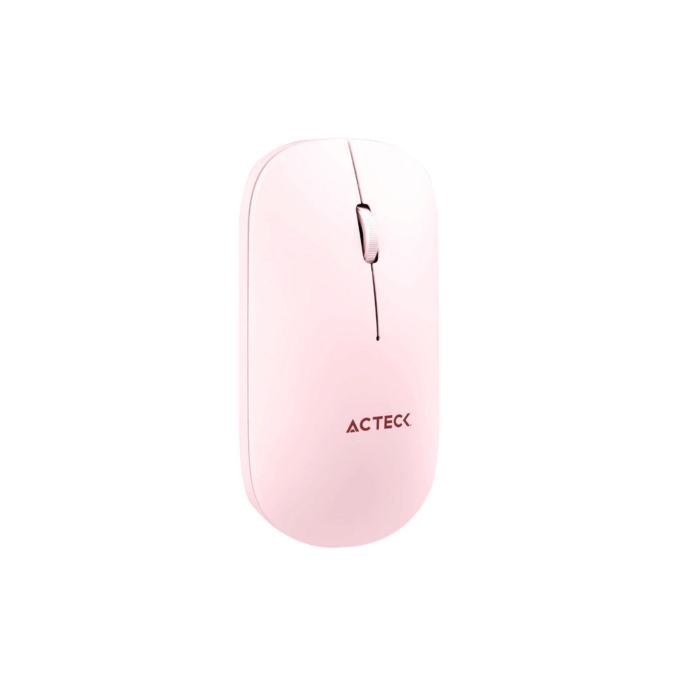 Kit Acteck Creator Virtuos Silk Mk720 / Teclado Y Mouse / Inalambrico / Dual Bt Usb / Recargable / Espa?Ol / 100 Teclas / Multimedia / Ranura P /Dispositivos / 4000 Dpi / Optico / Rosa / Ac-936279