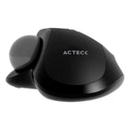 Mouse Acteck Virtuos Art Mi790 / Inalambrico / Dual  Bluetooth + Usb / 2400 Dpi Ajustable / Trackball / 7 Botones + Scroll / Recargable / Negro / Ac-936309