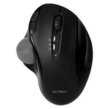 Mouse Acteck Virtuos Art Mi790 / Inalambrico / Dual  Bluetooth + Usb / 2400 Dpi Ajustable / Trackball / 7 Botones + Scroll / Recargable / Negro / Ac-936309