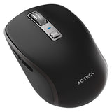 Mouse Acteck Optimize Trip Pro MI580, Inalámbrico, Óptico, 1600DPI, RF Inalámbrico/Bluetooth, Negro