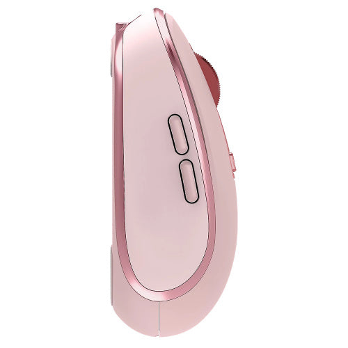 Mouse AActeck Optimize Trip Pro MI580, Inalámbrico, Óptico, 1.600DPI, RF Inalámbrico/Bluetooth, Rosa