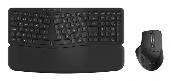 PC Gamer Kit de Teclado y Mouse Acteck Creator Ultra Confort MK650, Inalámbrico, RF Inalámbrico, Negro, Español - México
