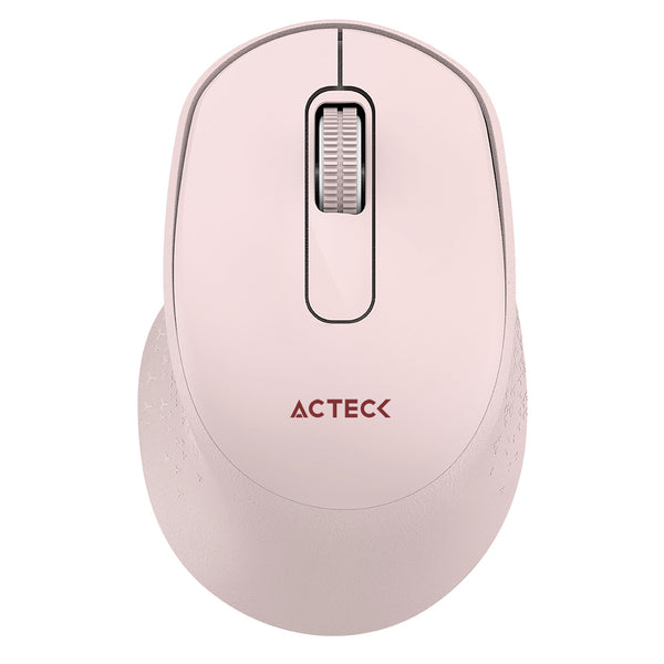 PC Gamer Mouse Acteck Optimize Ergo Mi470 / Inalambrico / Receptor Usb / Optico / 1600 Dpi Ajustable / 2 Botones Scroll / Ergonomico / Click Silencioso / Win Mac / Rosa / Ac-939881 - México