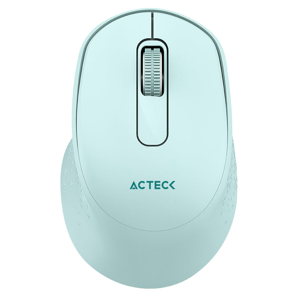 Mouse Acteck Optimize Ergo Mi470 / Inalambrico / Receptor Usb / Optico / 1600 Dpi Ajustable / 2 Botones Scroll / Ergonomico / Click Silencioso / Win Mac / Tiffany / Ac-939898