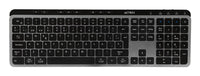 Teclado Acteck Inspire Krea Ti755 / Inalambrico Dual / Multidispositivo 2.4 Ghz + 2 Bt / Espa?Ol / Win - Mac / 118 Teclas / Bateria Recargable / Anti Ghosting / Negro - Gris / Ac-940085