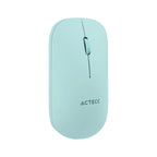 Kit Acteck Creator Virtuos Silk Mk720 / Teclado Y Mouse / Inalambrico / Dual Bt Usb / Recargable / Espa?Ol / 100 Teclas / Multimedia / Ranura P /Dispositivos /4000 Dpi / Optico / Blanco / Ac-936262