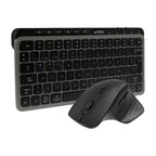Kit Acteck Creator Krea Mk750 / Teclado Y Mouse / Inalambrico Dual / Multidispositivo / Recargable / Dongle Bt / 65 / Win - Mac / Espa?Ol / 118 Teclas / 2000 Dpi / Optico / Negro-Gris / Ac-940177