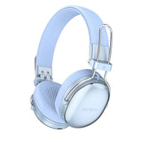 Audifonos Acteck Luxe Chic Hp710 / Diadema / Inalambricos / Bt 5.4 / Microfono Omnidireccional / 20 Hz A 20 Khz / Bateria 30 Hrs / Cancelacion De Ruido Hibrido / Azul / Ac-940917