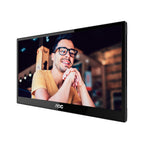 Monitor Portatil Led Aoc 16T20 / Color Negro / Panel Ips 15.6 / Usb-C / Aspecto 16:9 / T.D.Respuesta 20Ms / Resolucion 1920 X 1080 / 60 Hz / Contraste 50M:1 / Brillo 230 Cd/M2 / 3 A?Os De Garantia