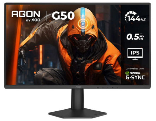 PC Gamer Monitor Gamer Aoc 24G50F / Panel Ips / 24 Pulgadas / Hdmi / Displayport / Aspecto 16:9 / Tr 0.5 Ms / Adaptive Sync / 144 Hz / 1920 X 1080 / Brillo 300 Cd/M2 / Vesa 100X100 Mm/ Color Negro - México