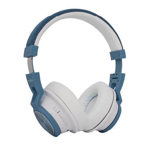 PC Gamer Audifonos Backdrop Inalambricos De Diadema Bluetooth - Alambricos Color Blanco Con Azul - Mythic Mexico