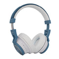 Audifonos Backdrop Inalambricos De Diadema Bluetooth - Alambricos Color Blanco Con Azul