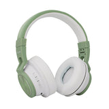 Audifonos Backdrop Inalambricos De Diadema Bluetooth - Alambricos Color Blanco Con Verde