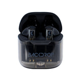 Audifonos Inalambricos Tws Backdrop Transparentes/10M / Tactil Color Negro
