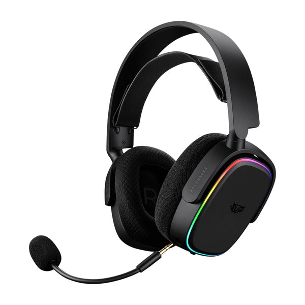Audifonos Gamer Balam Rush Aeon Hs999 / Alambrica / Bluetooth / Micrfono Desmontable / Cable 1.8 M / Rgb / Bateria 26 H / Windows, Mac, Android, Xbox, Switch , Ps4, Ps5 / Negro / Br-936934