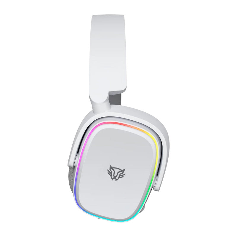 Audifonos Gamer Balam Rush Aeon Hs999 / Alambrica - Bluetooth / Micrfono Desmontable / Cable 1.8 M / Rgb / Bateria 26 H / Windows, Mac, Android, Xbox, Switch , Ps4, Ps5 No Bt/ Blanco / Br-936941