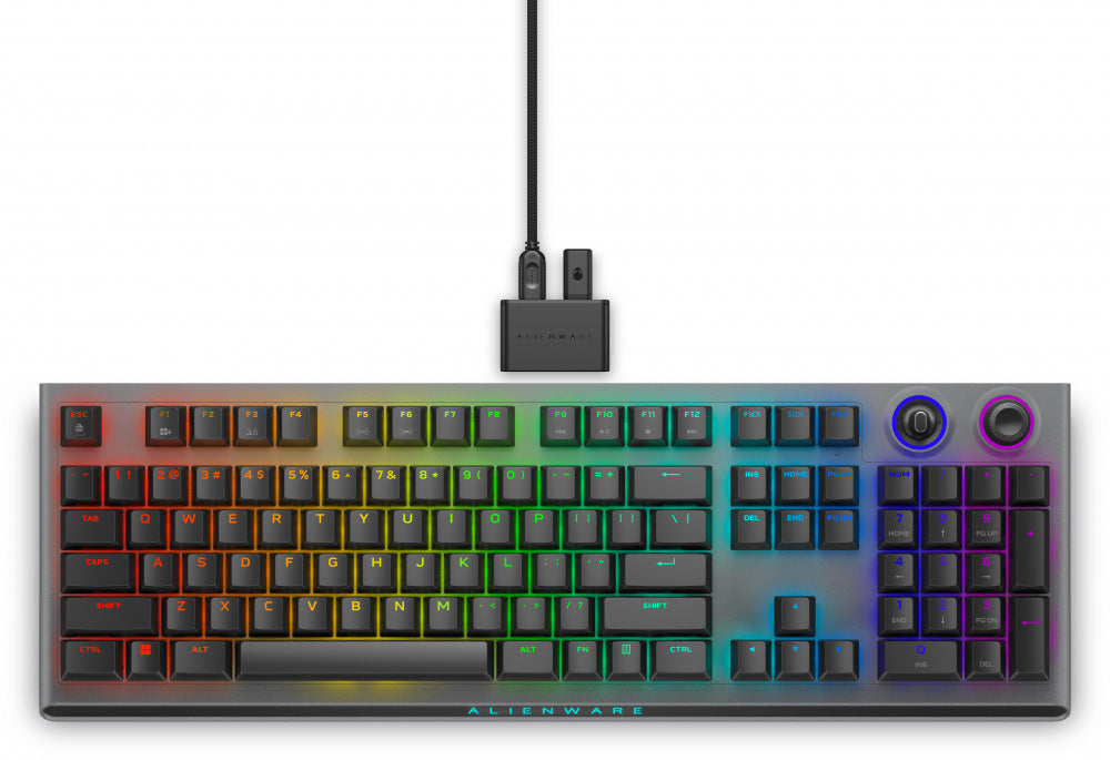 Teclado Alambrico Dell Alienware Tri-Mode Gaming Aw92K 520-Bbcg