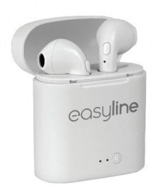 Audifonos Inalambricos Bluetooth Tws Easy Line By Perfect Choice Viva Bunds - Blanco