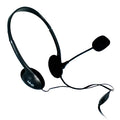 Diadema Alambrica Ghia Con Microfono, Control De Volumen Y Conector 3.5Mm Audifono Y Microfono, Sonido Envolvente, Controlador De Volumen, Color Negro