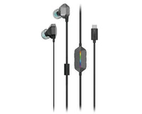 Audifonos Lenovo Legion E510 7.1 Surround Sound / Alambricos / Intra Auditivos / Gaming / Usb Tipo C / Color Gris
