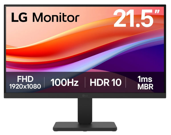 PC Gamer Monitor Pc Lg 22U401A-B Fhd 21.5,Panel Va,1920X1080,100Hz,Tr 5Ms,Asp 16:9,Brillo 250Cd/M2,Contr 3000:1,D-Sub,Hdmi,Dynamic Action Sync,Black Stabilizer,Flicker Safe,Reader Mode,Vesa 100X100. - México