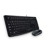 Teclado/Mouse Logitech Mk120 Negro Alambricos Usb Pc / Windows