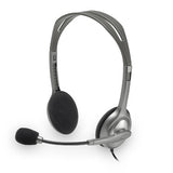 Audifonos Diadema Logitech H111 Jack 3.5 Mm Gris
