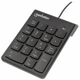 Teclado Manhattan 176354 Numerico Usb Negro