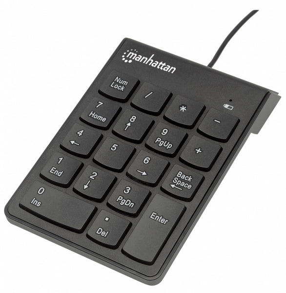 Teclado Manhattan 176354 Numerico Usb Negro