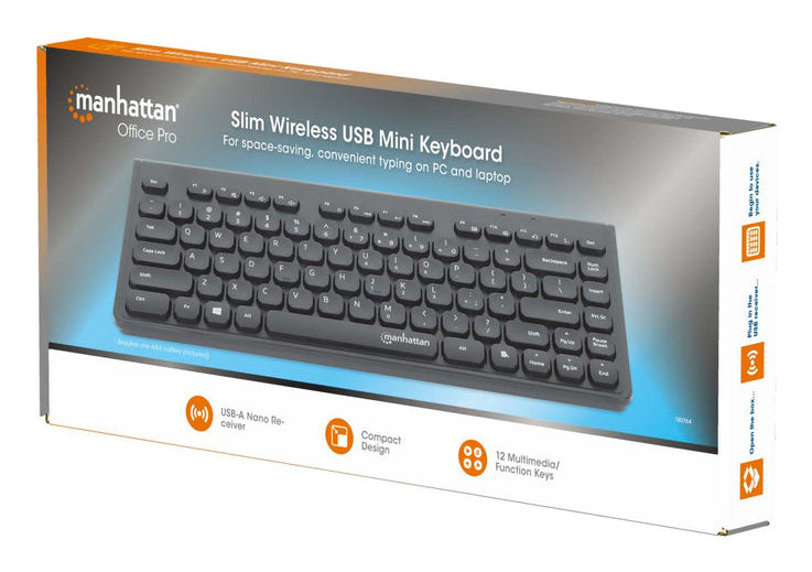 Mini Teclado Usb Inalambrico 180764