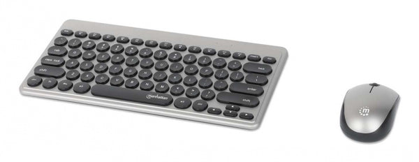 PC Gamer Teclados/Manhattan/180795/Kit De Mini Teclado Y Mouse Optico Inalambricos Mwk4095 - México
